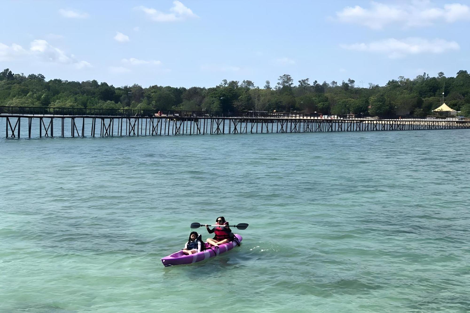 Kiki Beach Resort Galang Island Exterior foto